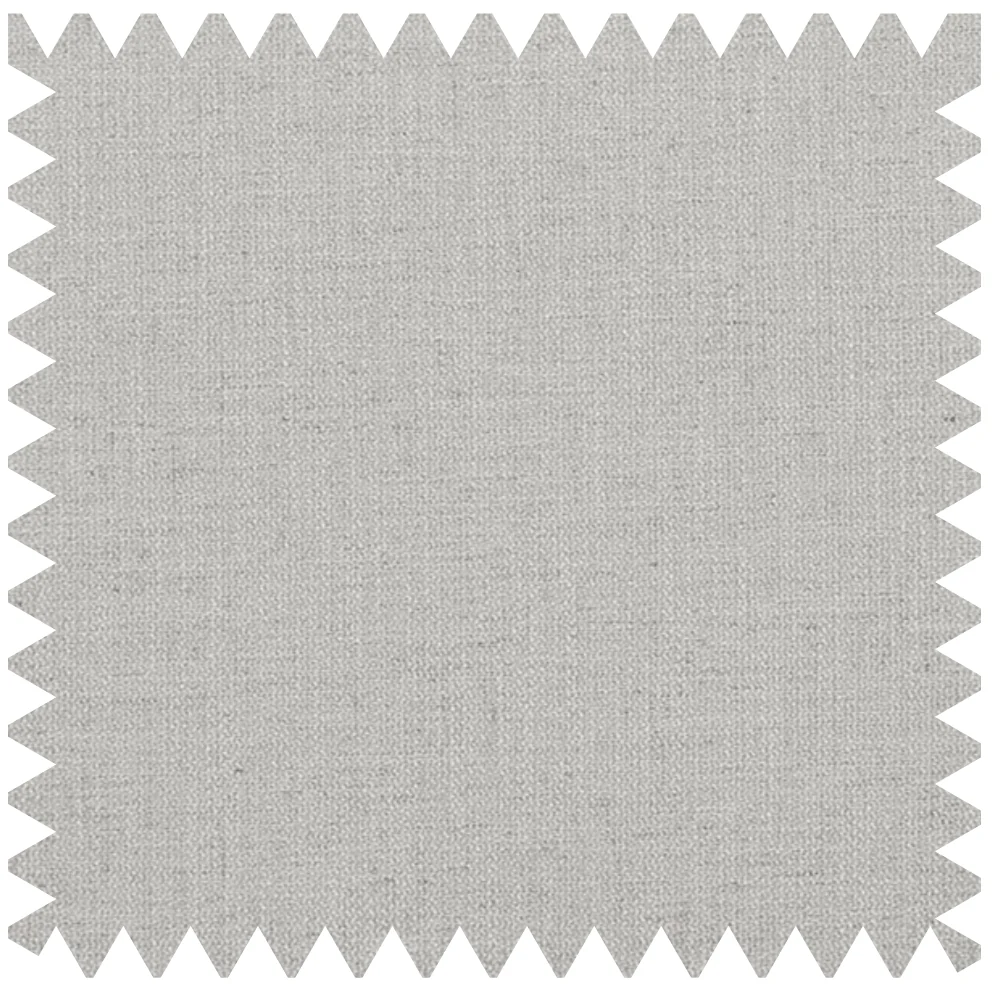 Lutyens Light Grey Linen Blend Woven Fabric Swatch