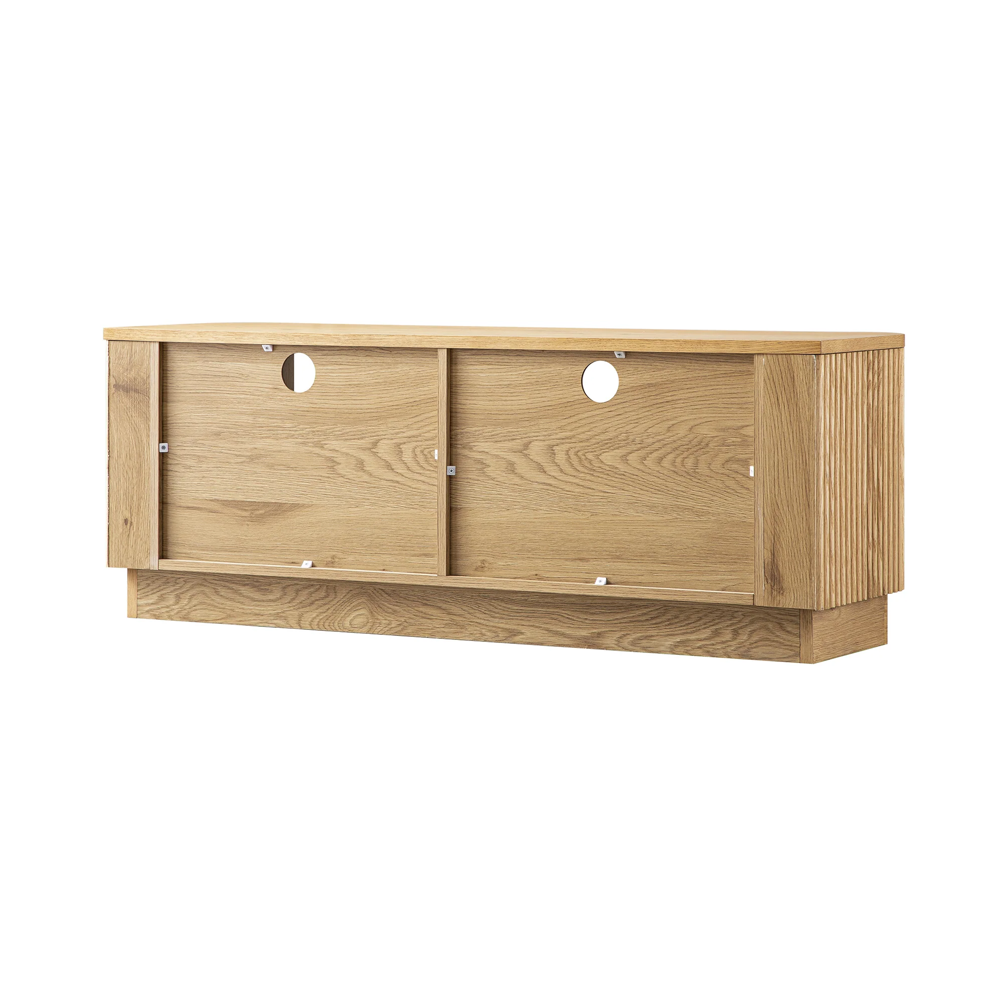 Maru 120cm TV Unit with Drawers, Oak - Image 11