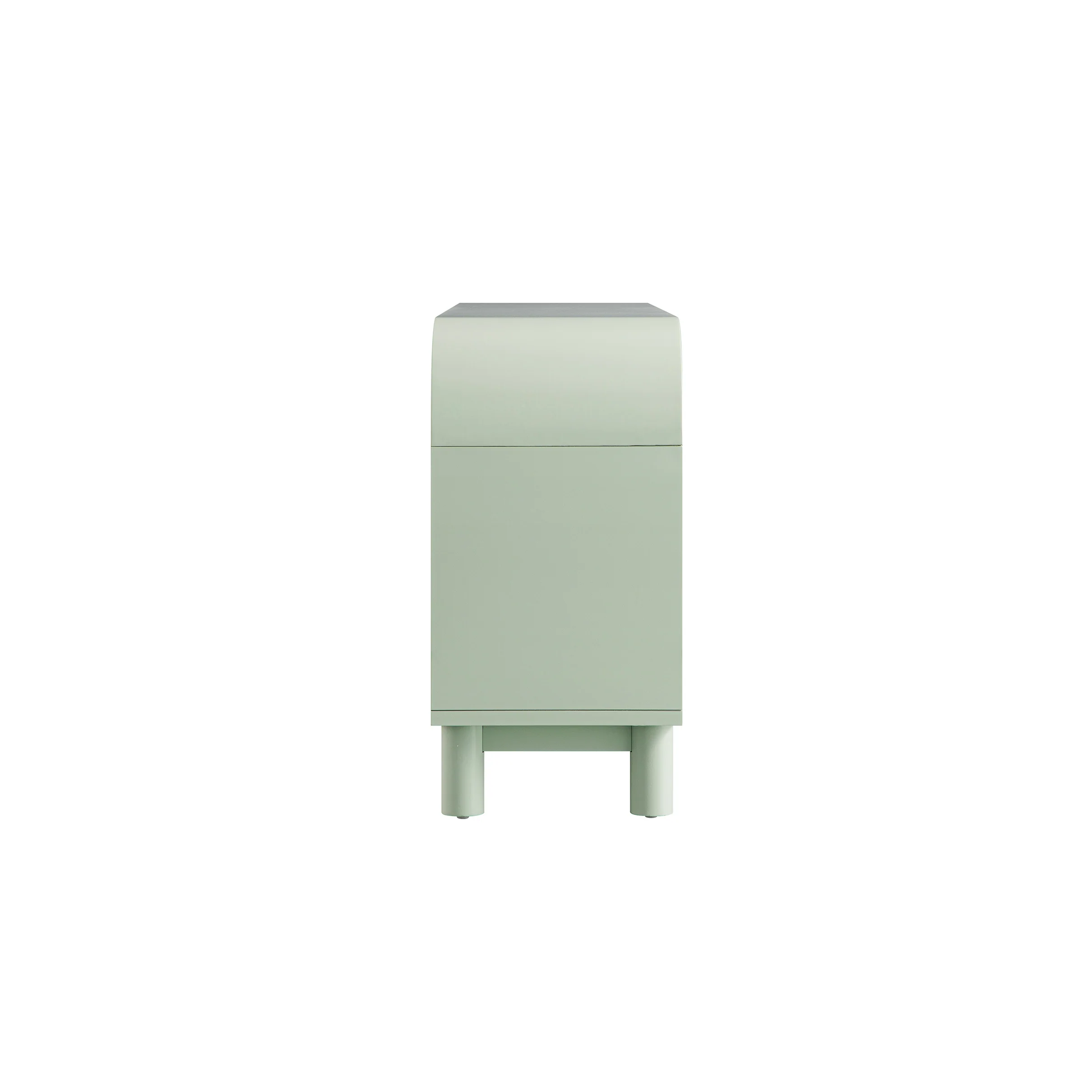 Maude Wide 3-Drawer Sideboard, Muted Pistachio Ash with Raffia - Image 13
