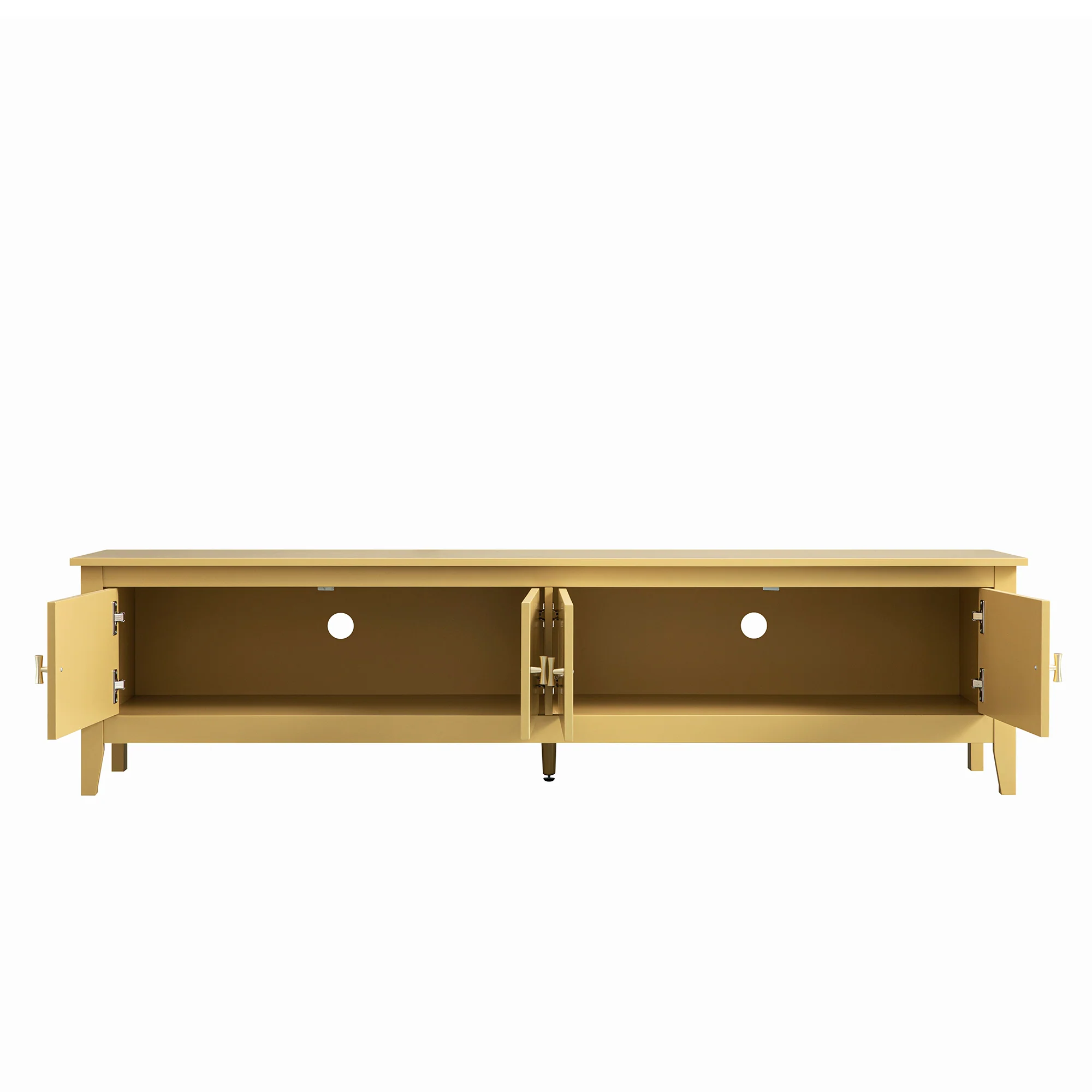 Oakham 180cm Wide TV Unit, Rattan Yellow - Image 10