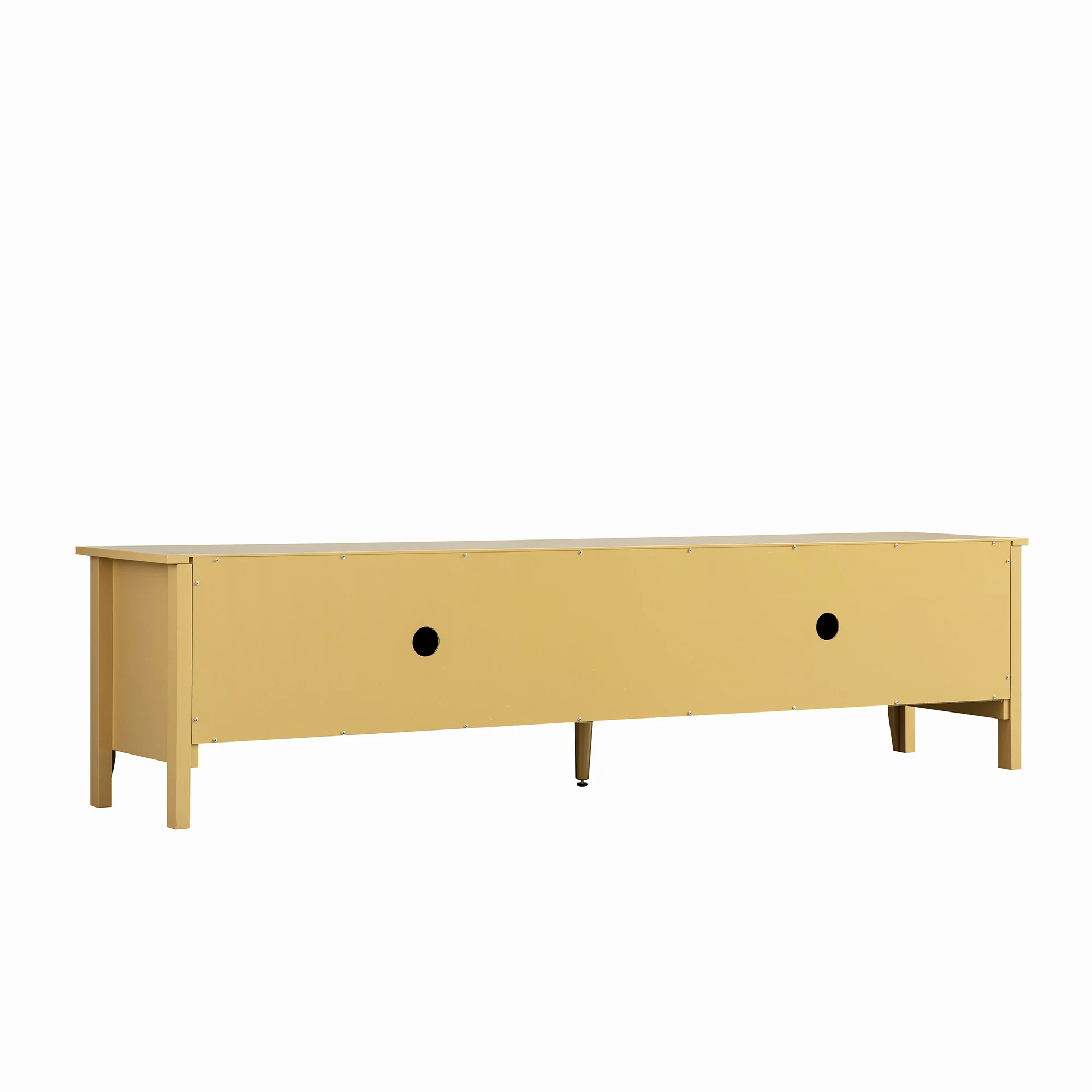 Oakham 180cm Wide TV Unit, Rattan Yellow - Image 14