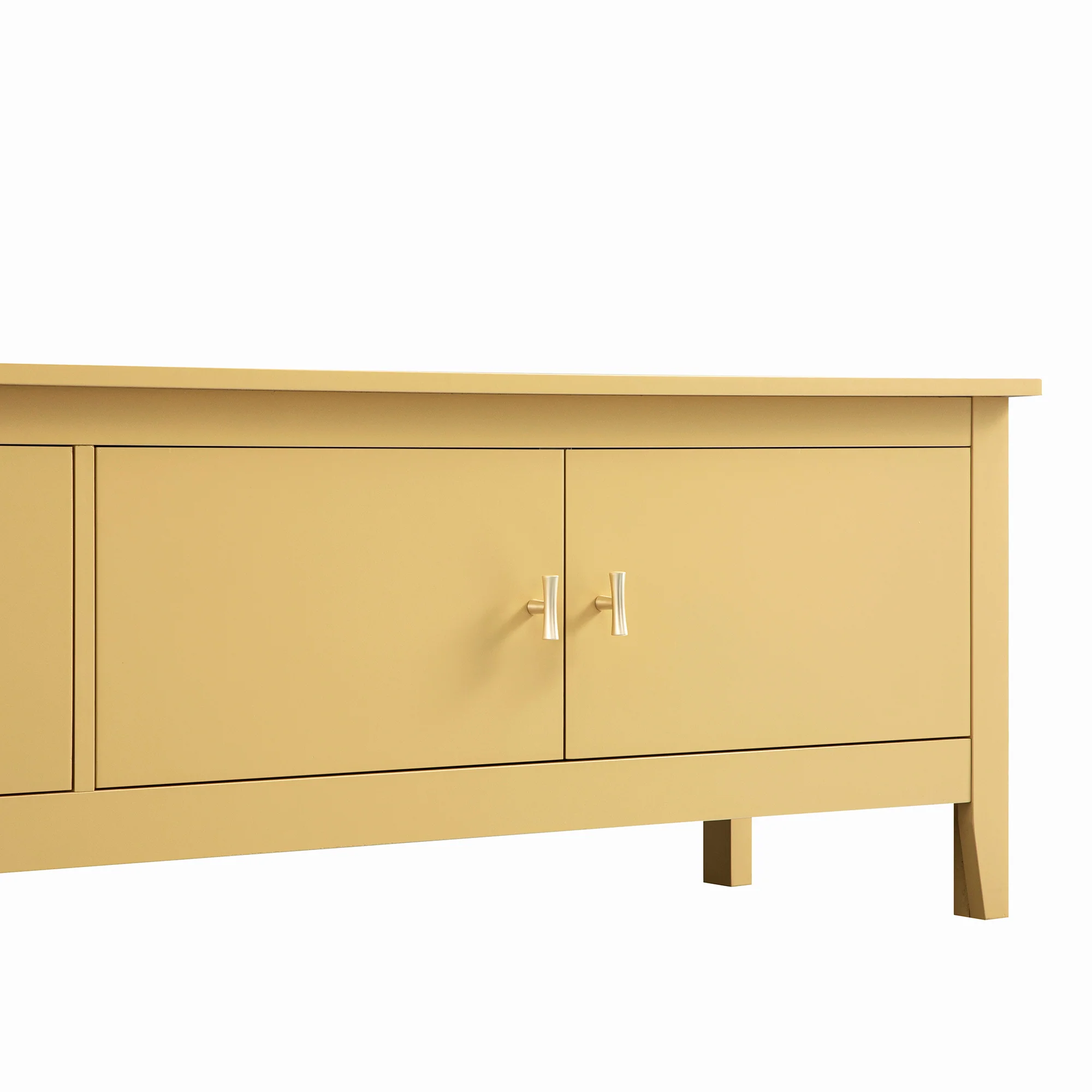 Oakham 180cm Wide TV Unit, Rattan Yellow - Image 15