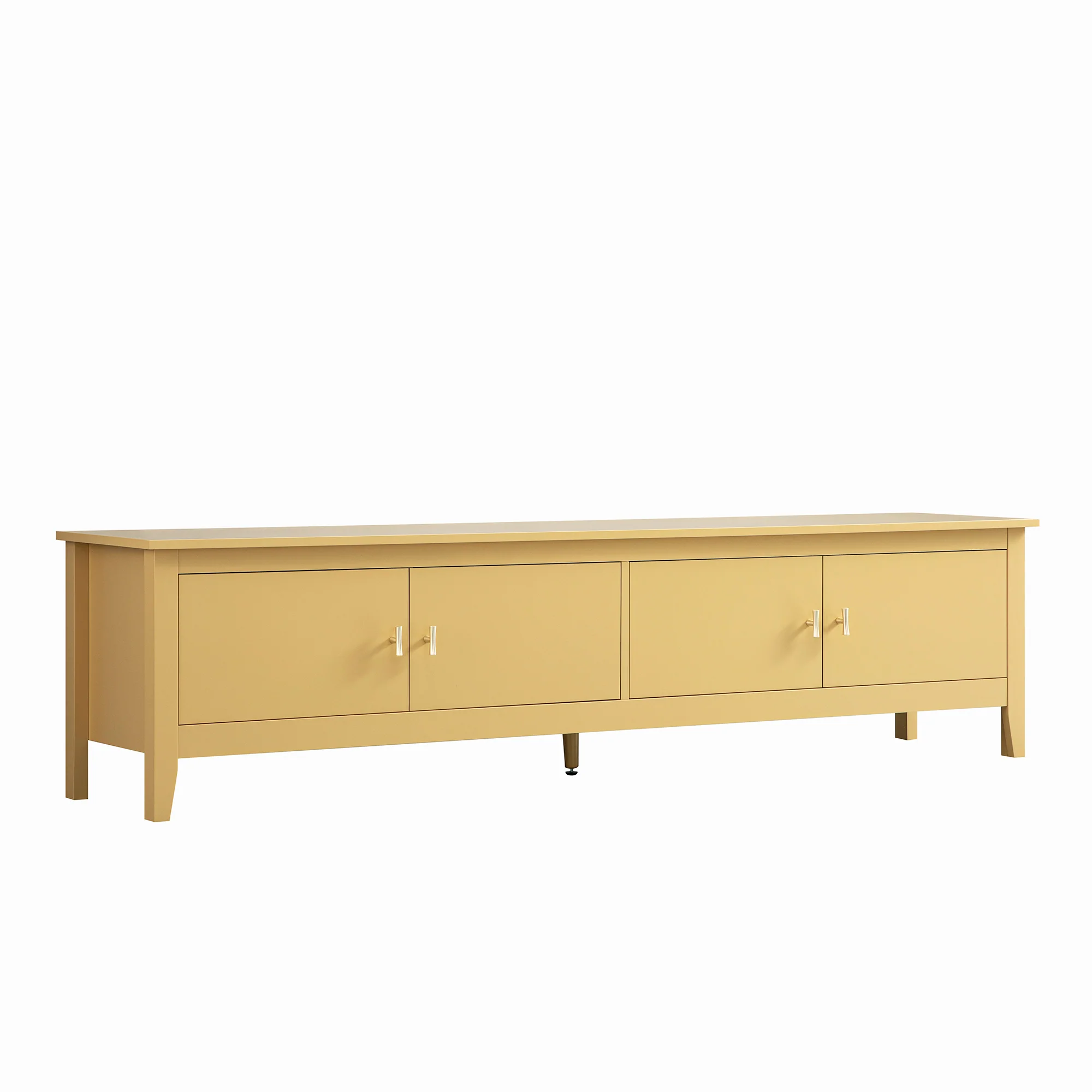 Oakham 180cm Wide TV Unit, Rattan Yellow - Image 8