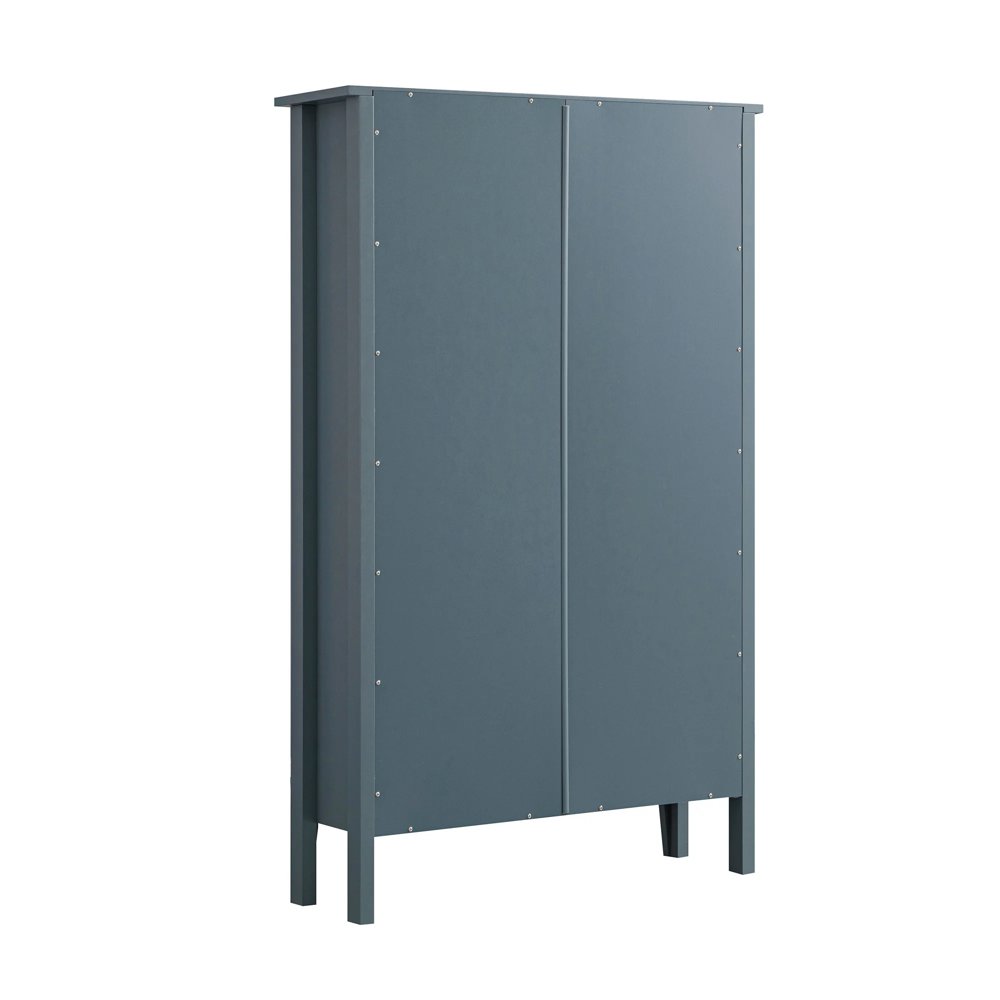 Oakham 3-Tier Shoe Cabinet, Stormy Blue - Image 6
