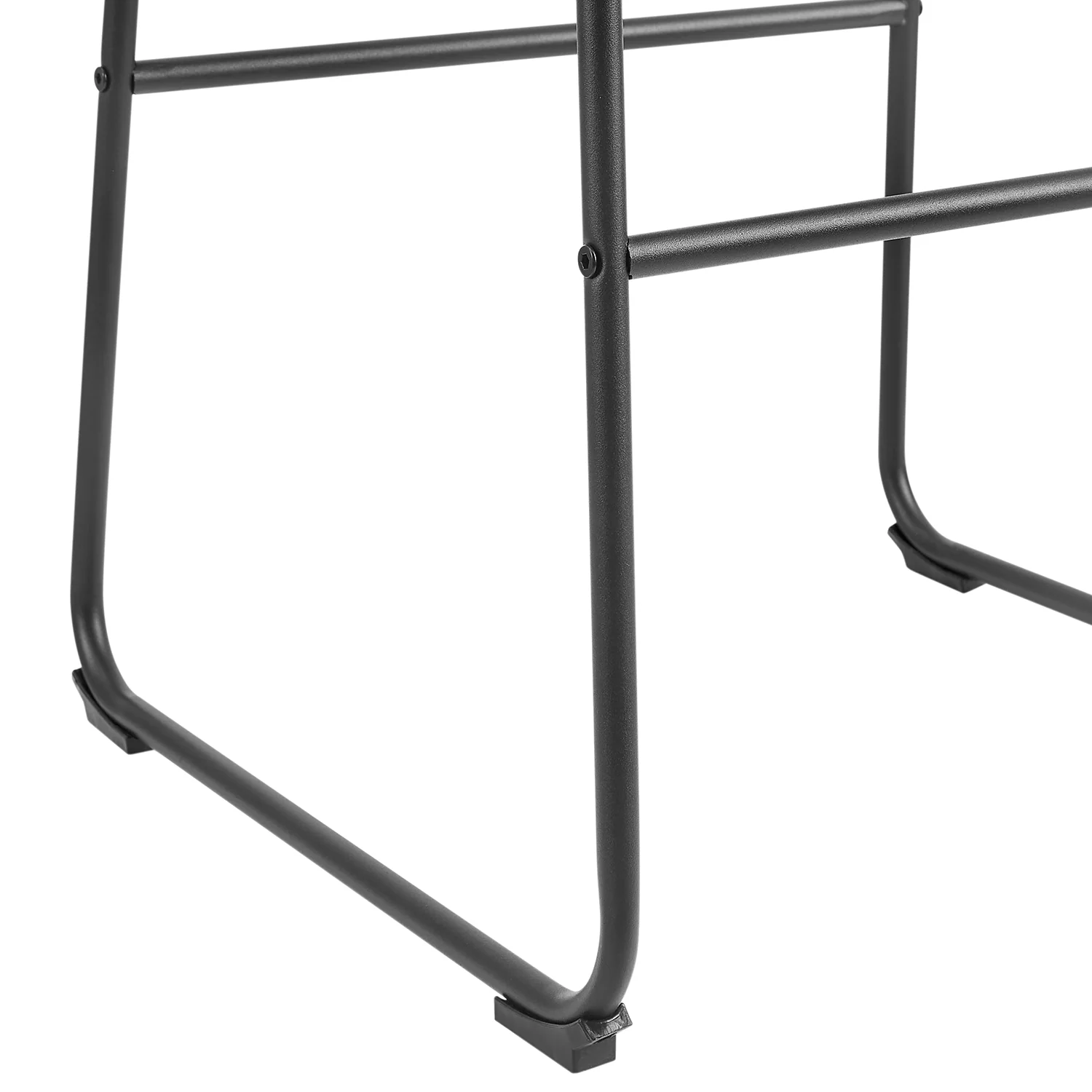 Sutton Set of 2 Bar Stools with Fluted Back (Mustard Velvet) - Image 9